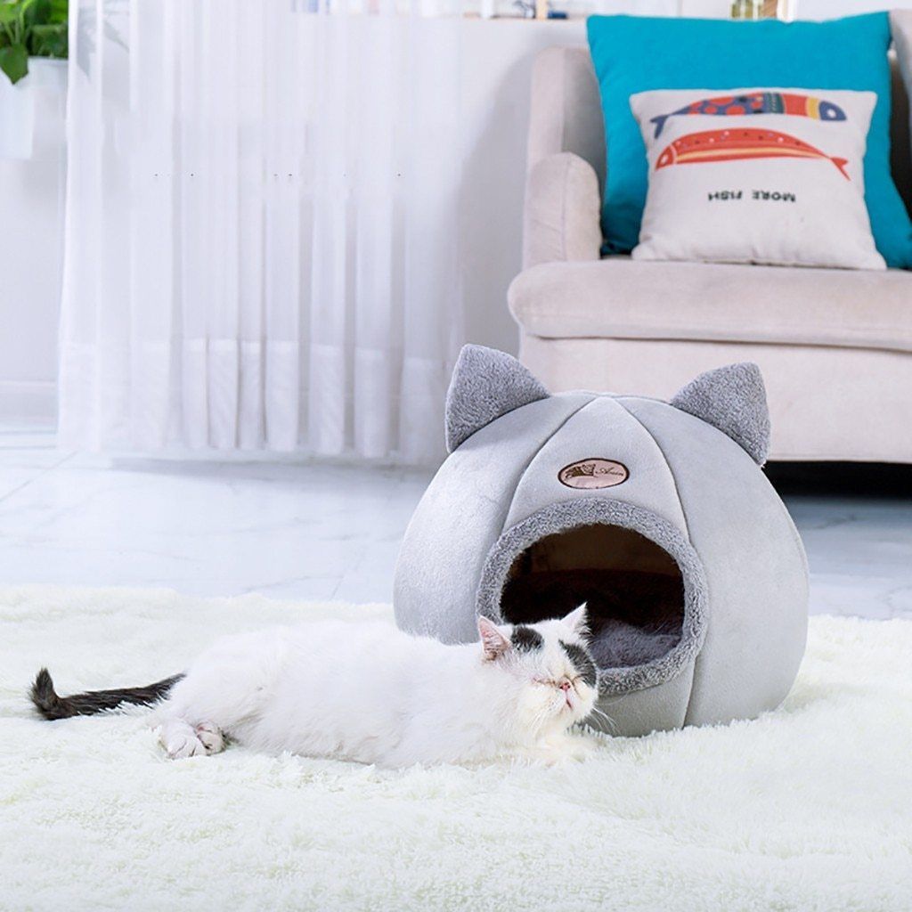 ComfyHouse™ - Niche pour chat ultra confortable